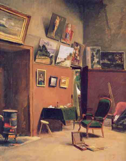 Bazille Studio in the Rue de Furstenberg